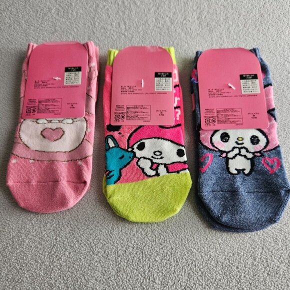 Adorable Sanrio Ankle Socks. Size 23-25 cm - Picture 2 of 6